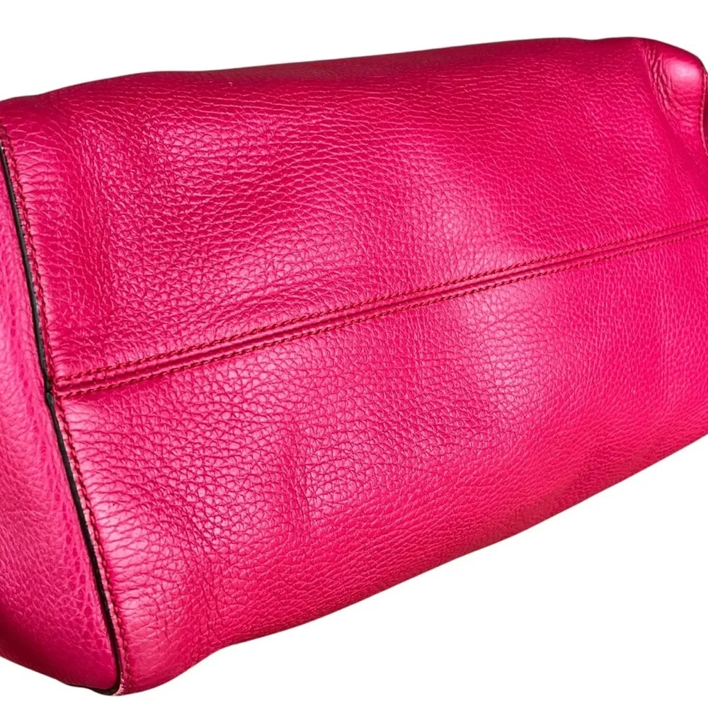 GUCCI PINK SWING TOTE 354408 pebbled leather Shopper Travel Work Everyday Bag EC - Picture 8 of 16